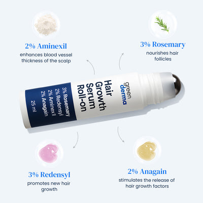 Roll-on hair recovery serum